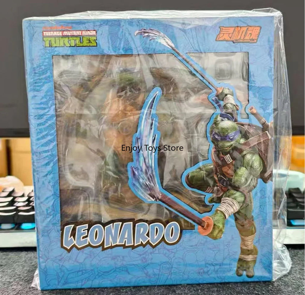 Authentic Lingjihun Leonardo/Raphael/Michelangelo/Donatello Articulated Action Figures