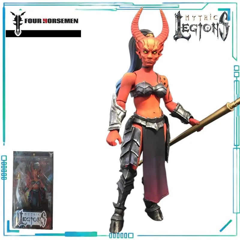 Four Horsemen Studios Genuine Mythical Legion Series Saizeriya，Ghostbusters Grisha，Selena Movable Finished Product Model Gift