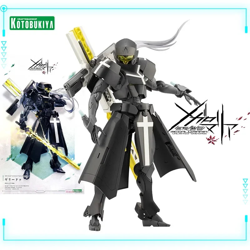 Kotobukiya Original Genuine Megalomaria Unlimited Universe Ghillie Dhu 18cm Mobile Suit Action Figures Toys Assembly Model Gifts