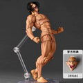 Anime Giant Eren Jaeger joint mobility Action Figure PVC Model statue Toys Doll Desk Decor Collectible Gifts boxed