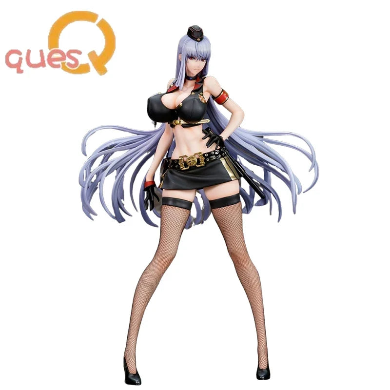 Original Genuine quesQ Valkyria Chronicles 4 Selvaria Ble Swimwear Anime Figure Collectible Boxed Statuette Model Doll Gifts