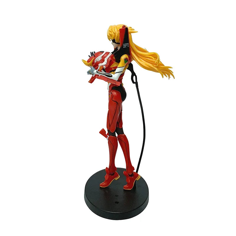 22CM Anime Evangelion Asuka Langley Soryu Figure Shin Gekijouban Ha Souryuu 1/7 Test Suit Ver Model Toy Gift Aciton Figure