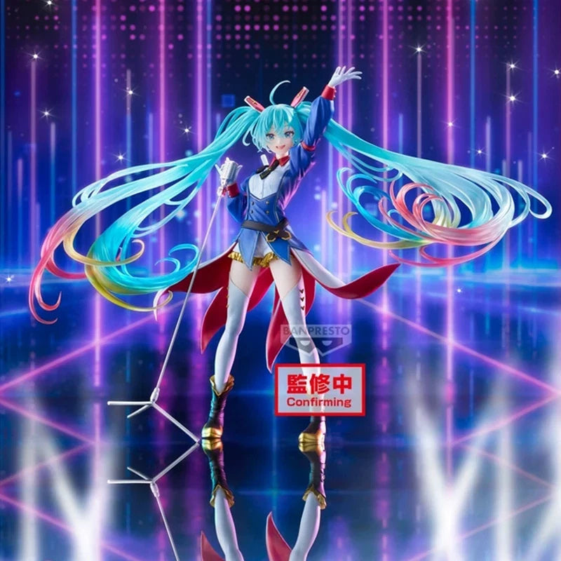 Original BANDAI Banpresto VOCALOID Hatsune Miku PVC Anime Figures Action Figure Model Toy