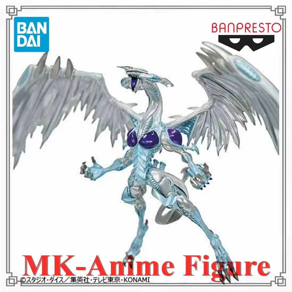 Bandai Original KONAMI Monsters Stardust Dragon Yu-Gi-Oh! Anime Figure Action Figurine Toys PVC Model Collection Doll Gift