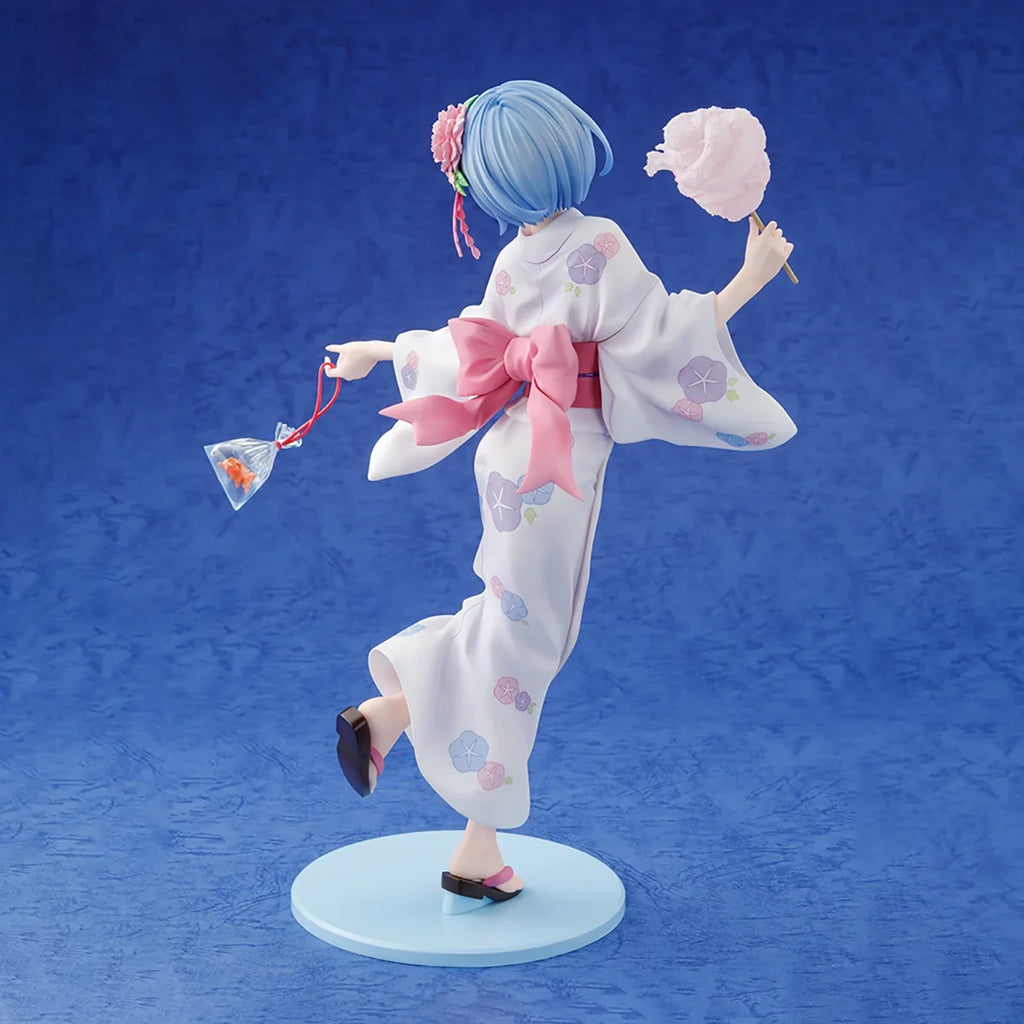 In Stock Original Claynel Kadokawa Prepainted KDcolle Re:Zero Kara Hajimeru Isekai Seikatsu Rem Yukata Ver. Anime Figure Model