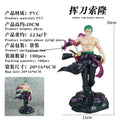 20CM Anime One Piece Roronoa Zoro Figure Swinging Sword Demon Slayer Action Standing Model Toy Gift Collection Action Figure PVC