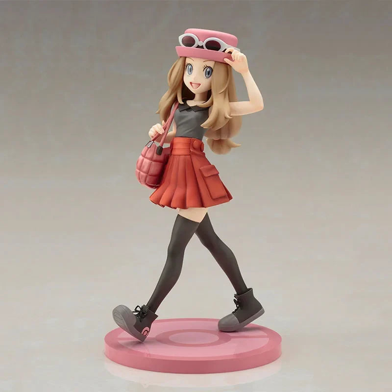 Original Kotobukiya ARTFX J Pokémon Serena Fennekin PVC 20CM Anime Figure Collectible Model Doll Statuette Ornament Gift Toys