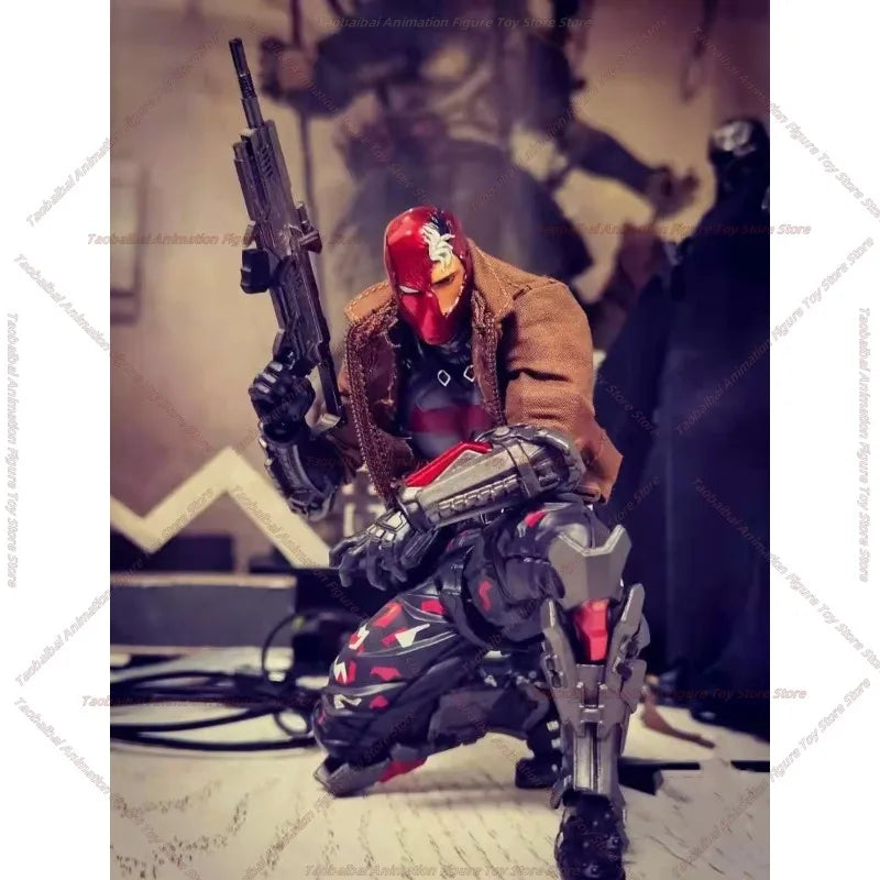 Red Hood Cyberpunk Style Jacket 1/12 Diy Self-modified DC Ready Stock