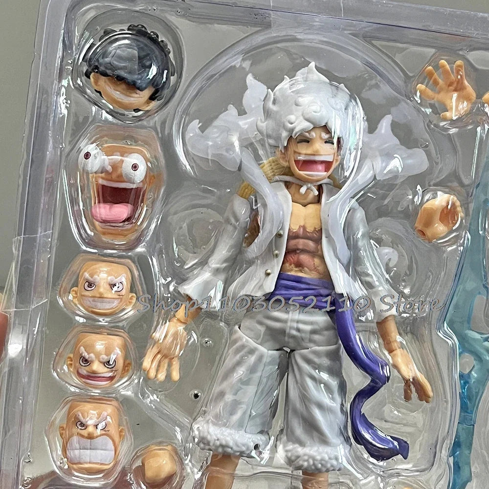 Monkey D Luffy Figure White Nika Luffy S.H.Figuarts Luffy SHF Figure Movable Joints Collection Model Toys Birthday Gifts