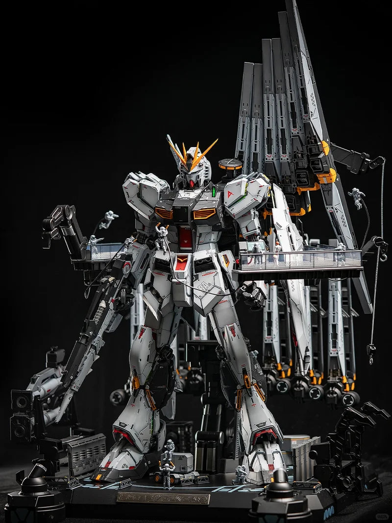 ã€IN STOCKã€‘Daban 1/60 PG RX-93 V Metal Structure Action Figures Equipped With Floating Cannon Assembly Model Collect Kid Toys