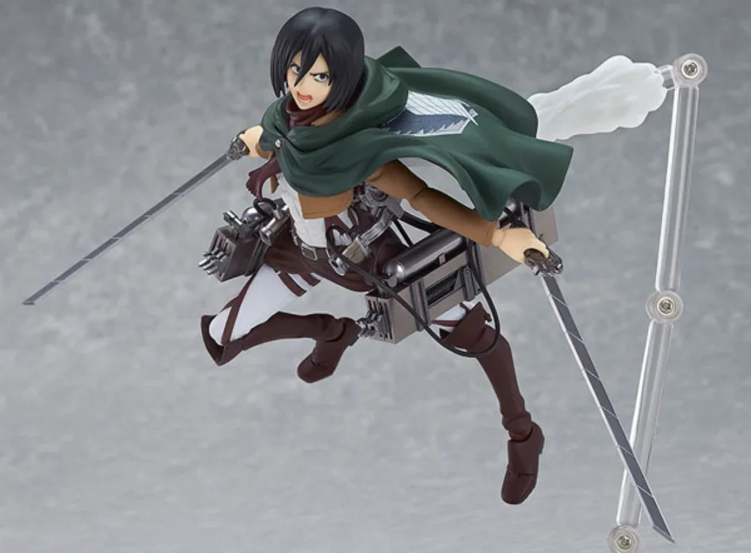 MF Original:Attack On Titan Erwin Smith Levi Eren Mikasa figma PVC Action Figure Anime Figure Model Toys Collection Doll Gift