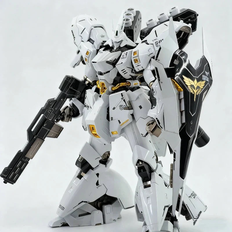 RG 1/144 MSN-04 Sazabi White Star Version Assembly Model Kit Action Figures With Decals Collectable Mecha Toy Desk Deco Boy Gift