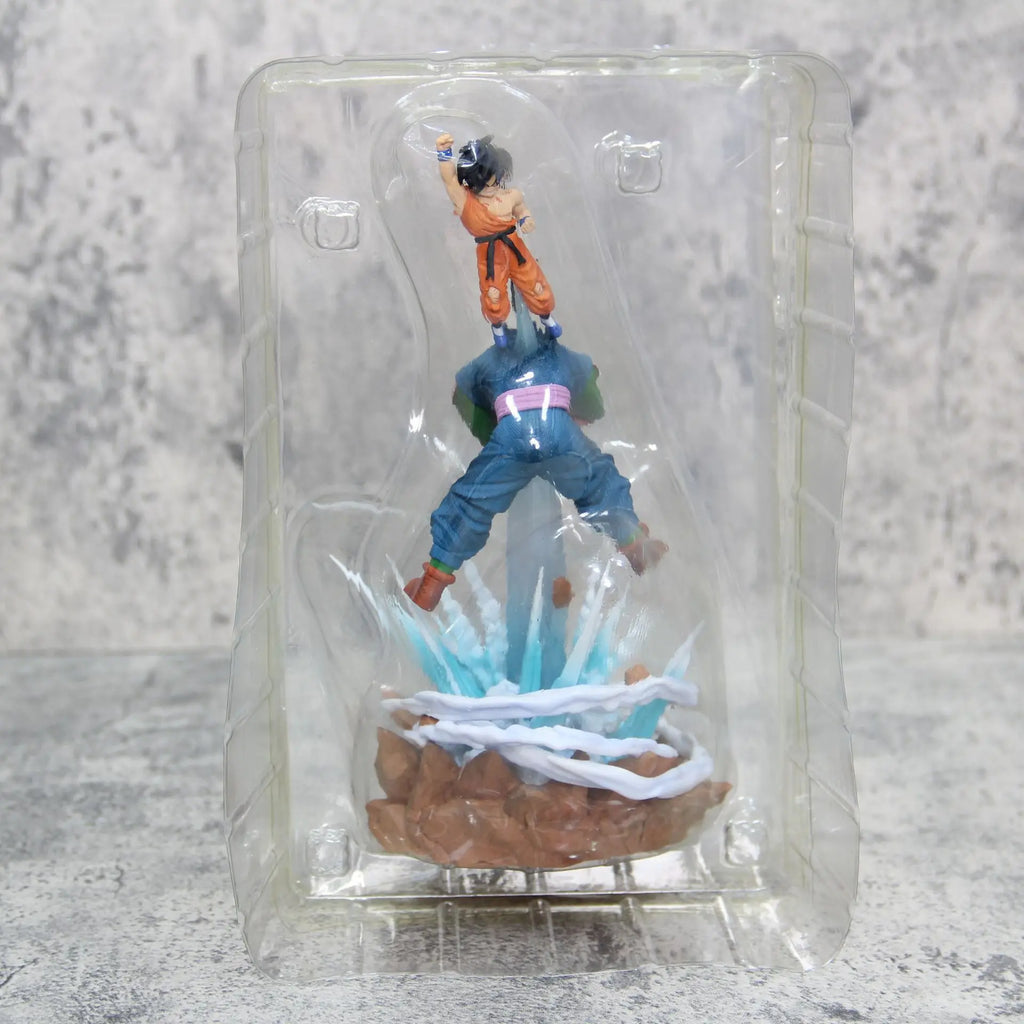 20cm Sky Dragon Ball Piccolo Vs Goku Anime Figure Resonance Model Statue Boys Collection Desktop Decoration Ornament Toys Gifts