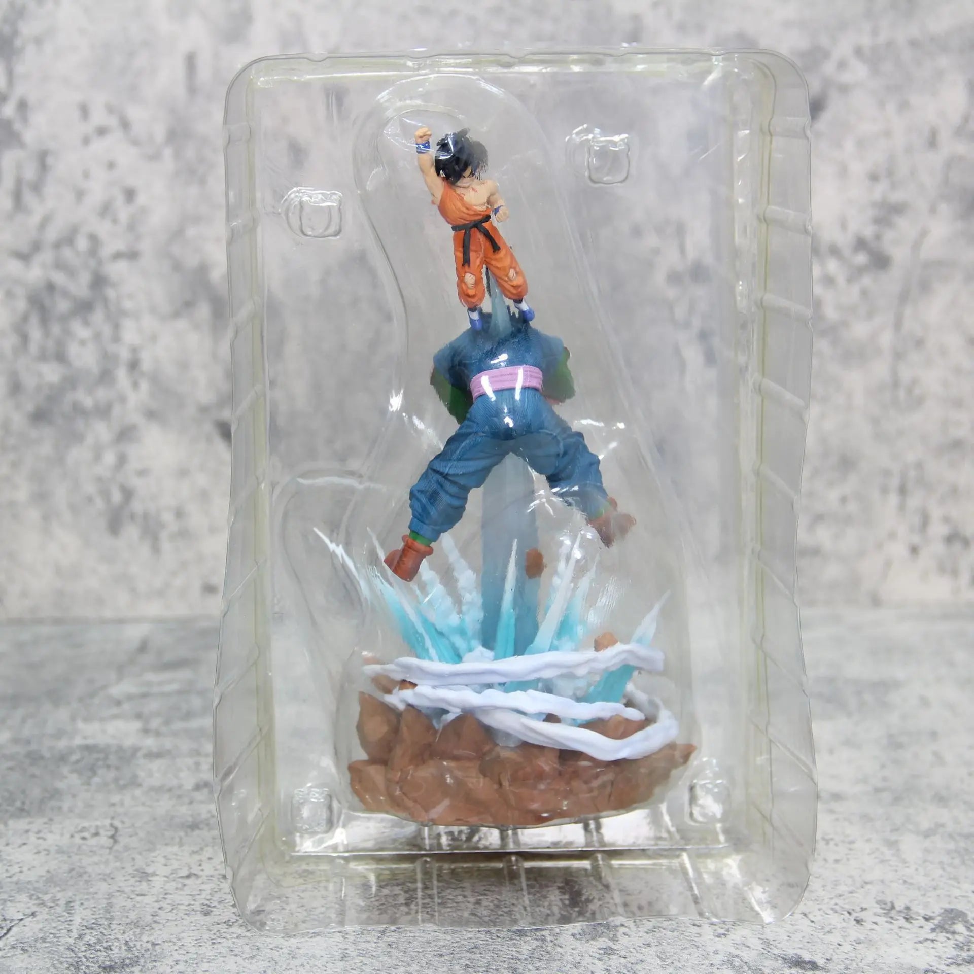 20cm Sky Dragon Ball Piccolo Vs Goku Anime Figure Resonance Model Statue Boys Collection Desktop Decoration Ornament Toys Gifts