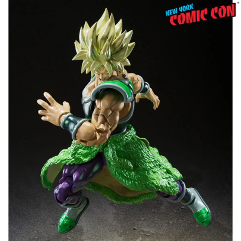 Bandai Genuine S.H.Figuarts Anime Figure Dragon Ball Super: Broly - Super Saiyan Broly - Exhibition Limited Edition - 190mm