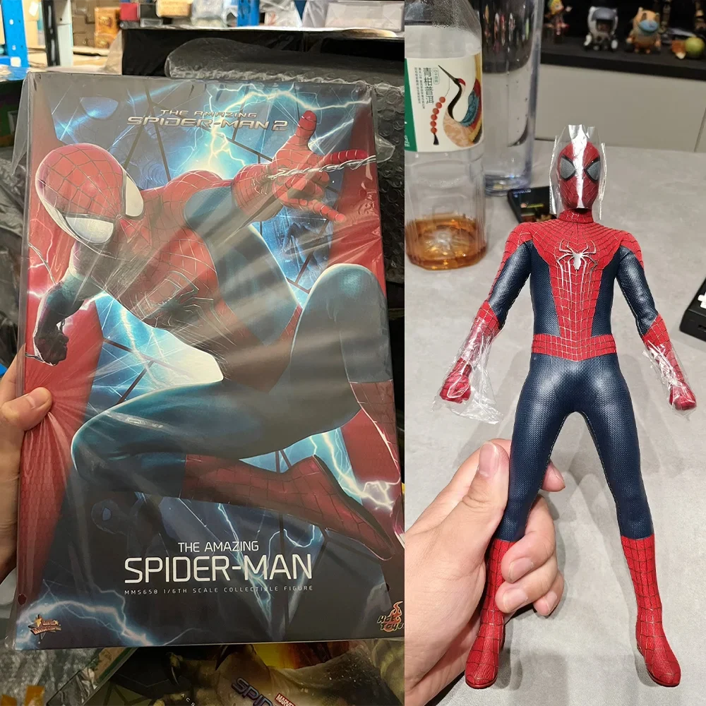 In Stock Hot Toys ht MMS658 1/6 Scale Amazing Spider Man 2 Garfield Full Set 12in Male Soldier Collectible Action Figure Body