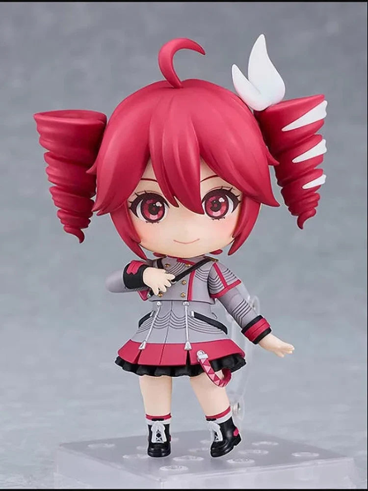 Kasane Teto Action Figures Anime Q Version PVC Doll Model Toy Cosplay Figurine Stand Model Desk Display Decor Standing Xmas Gift