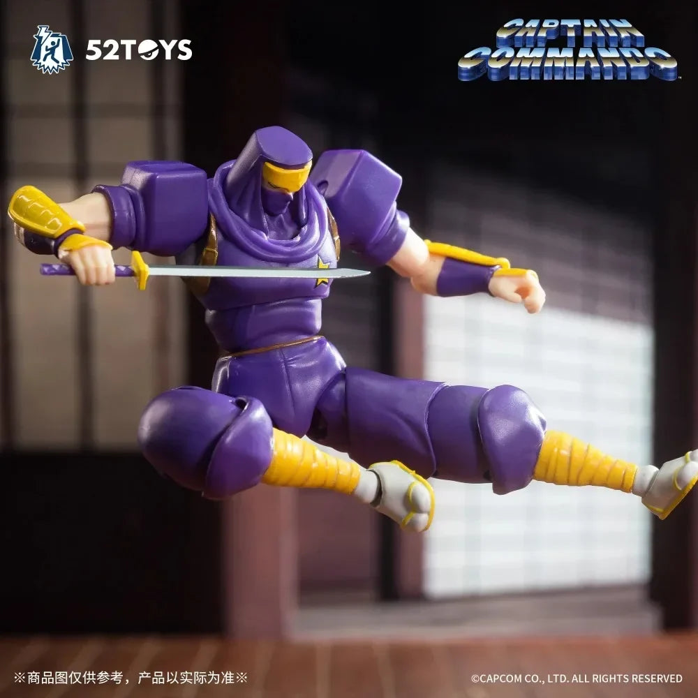 In Stock 52TOYS CAPCOM Captain Commando Figure Mack The Knife Ginzu The Ninja Baby Head Action Figure Collectible Statue Model