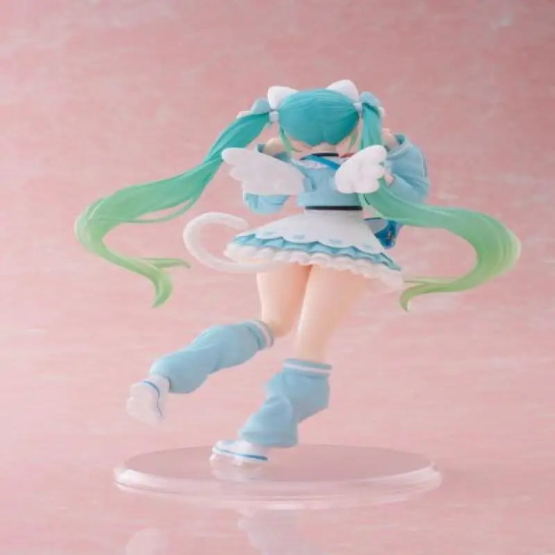 100% Genuine Taito Hatsune Miku Fantasy Hatsune Fashion Pvc Anime Figure Model Collector Desktop Ornament Toy Gift In Stock