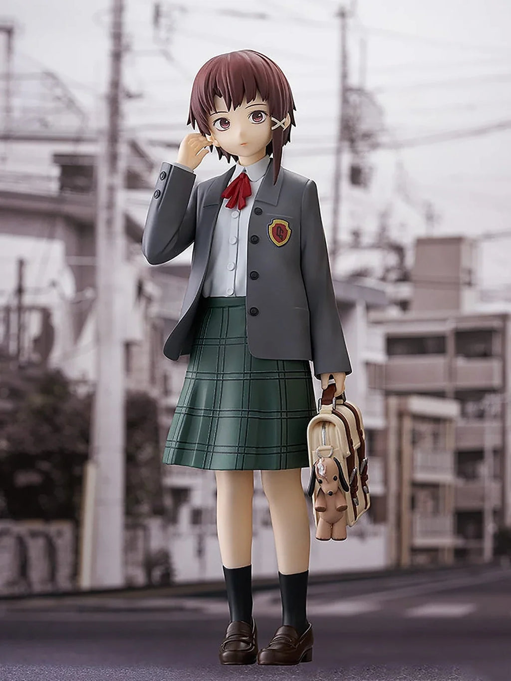 Original Genuine Good Smile Company Prepainted Pop Up Parade Serial Experiments Lain Iwakura Lain L H=230mm Figure Decoration