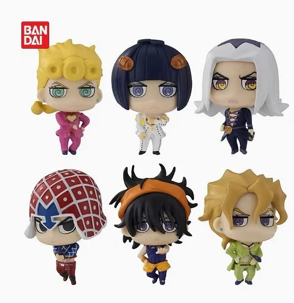 BANDAI Gashapon JoJo Bizarre Adventure William Anthonio Zeppeli Dio Brando Jonathan Joestar Kars Action Figure Model Toys