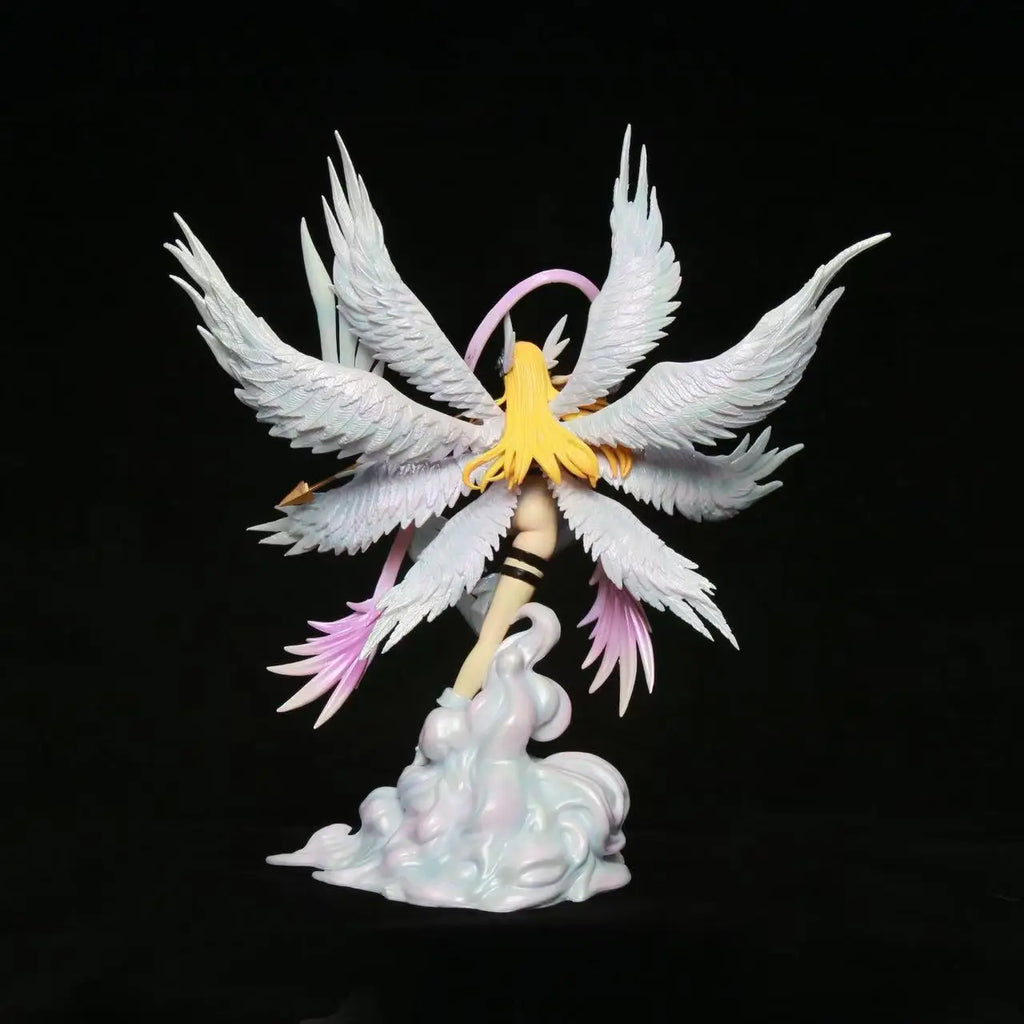 26cm Digimon Adventure Angewomon Shoot An Arrow Anime Figure Model Statue Collection Model Desktop Decoration Ornament Fans Toys