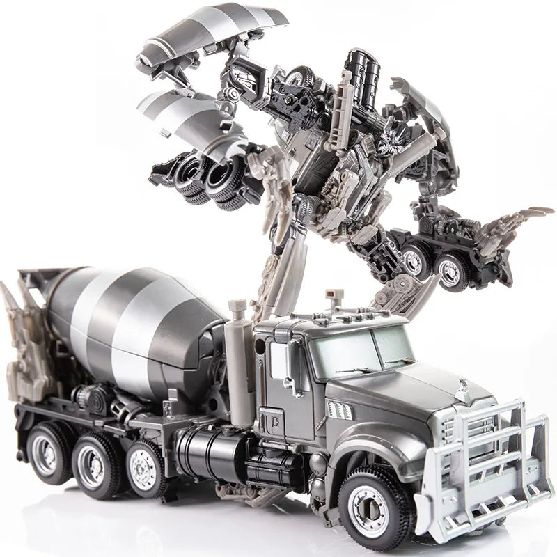 H6001-8B Anime Devastator Transformation Toys TAIBA BMB 8 IN 1 Action Figure Model KO GT Truck Crane Robot Car Kids Boy Gift