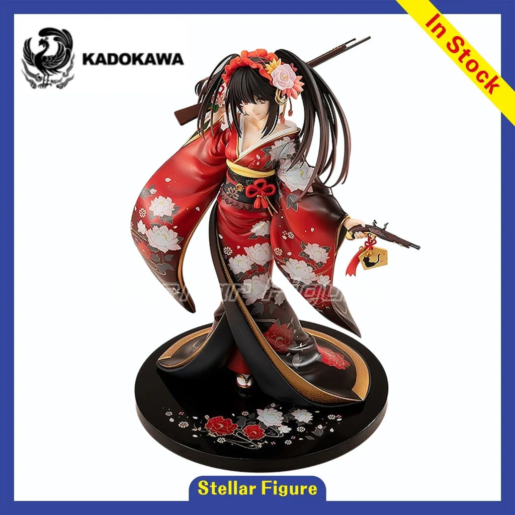 【SF】In Stock Original KADOKAWA GSC KDcolle Date A Live Kurumi Tokisaki 1/7 Scale Figures Model Collection Anime
