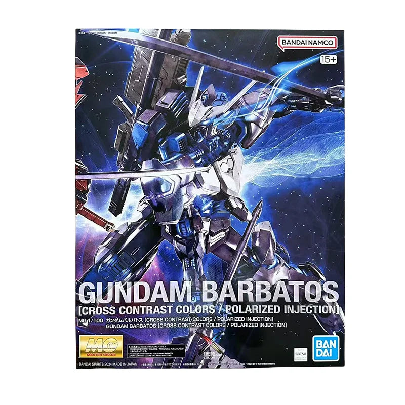 Bandai MG 1/100 GUNDAM BARBATOS CROSS CONTRAST COLORS Action Figure PB Original Genuine Gundam Model Kit Anime Figures Toys