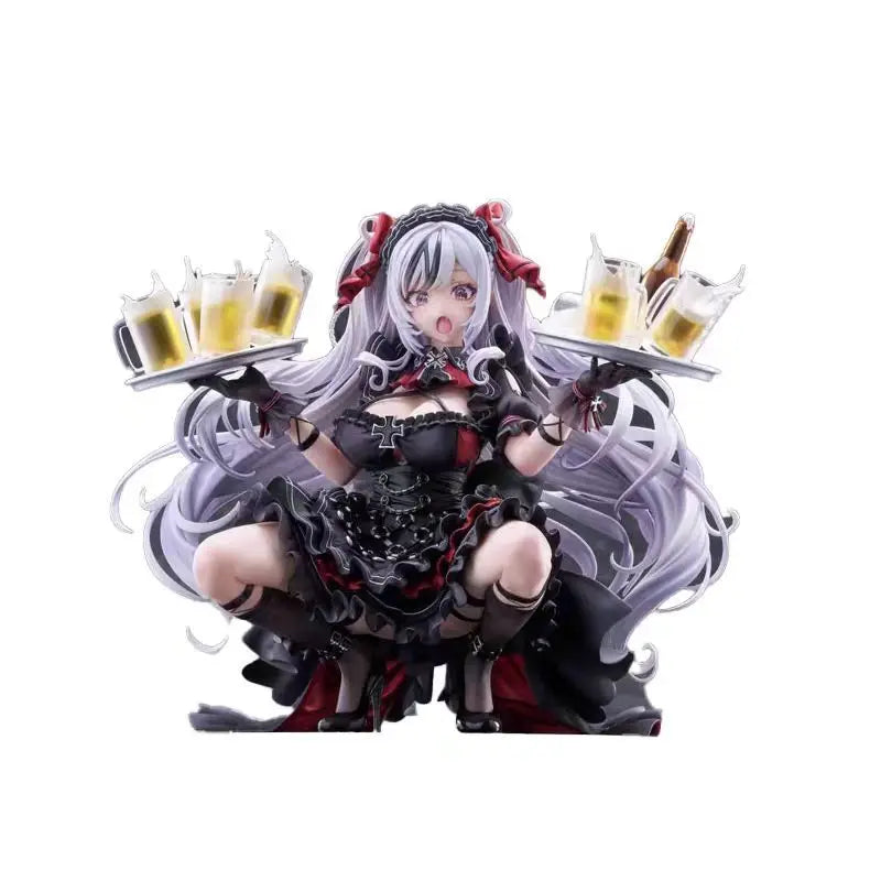 【Presale】Azur Lane Action Figurals KMS Elbe Game Character Sculpture Anime figurine Statue Figures Cartoon Collectible Model