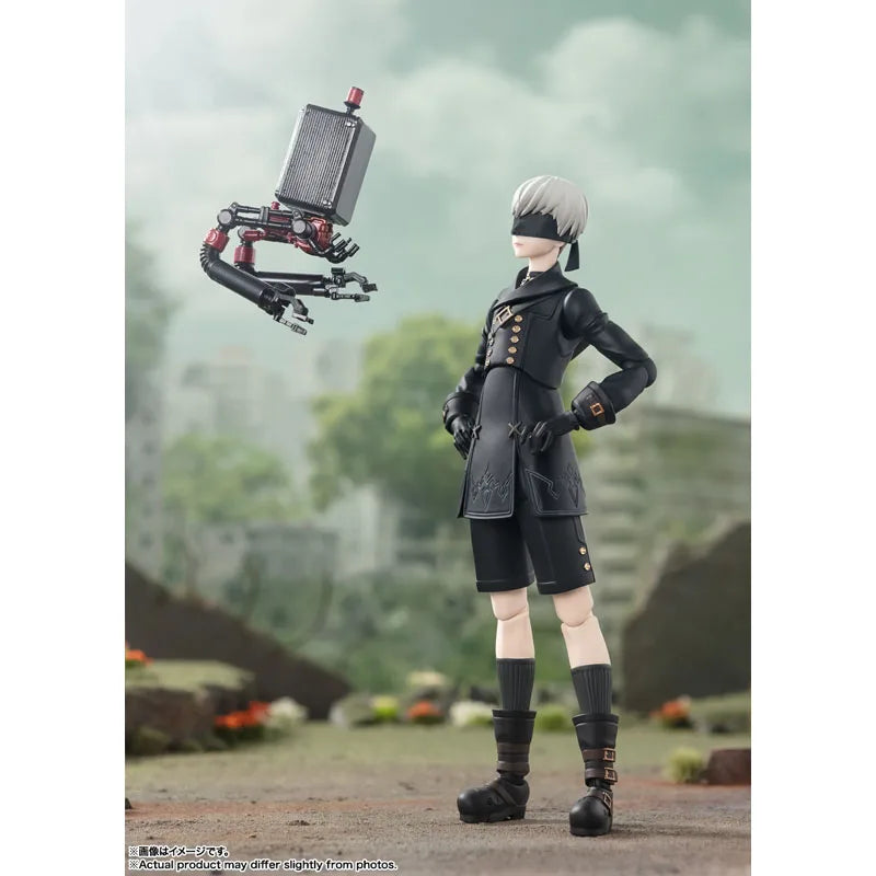 Bandai Original Genuine Figure NieR:Automata Model Kit Anime Figures SHF 9S Collection Model Action Figure Children's Toys Gifts