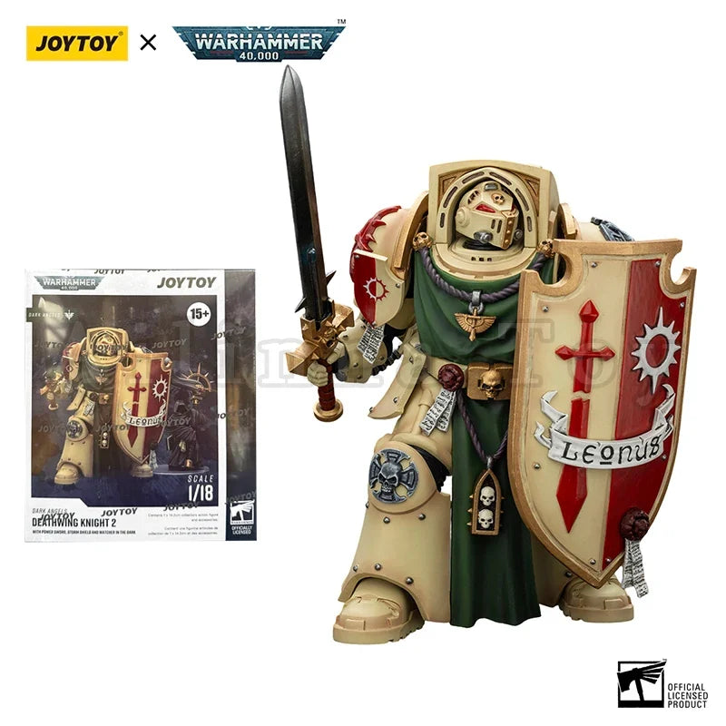 JOYTOY 1/18 Action Figure 40K Dark Angels Deathwing Knight Anime Model Toy Gift