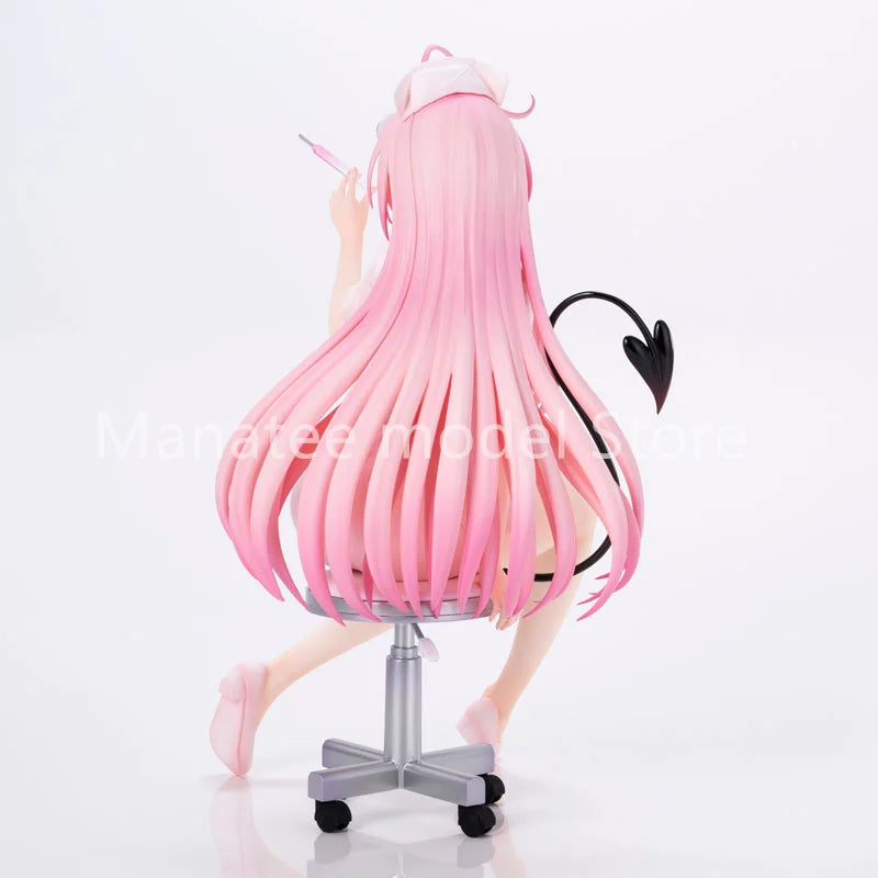 Union Creative Original To Love-Ru Darkness Lala Satalin Deviluke Nurse Costume PVC Action Figure Anime Model Toys Gift