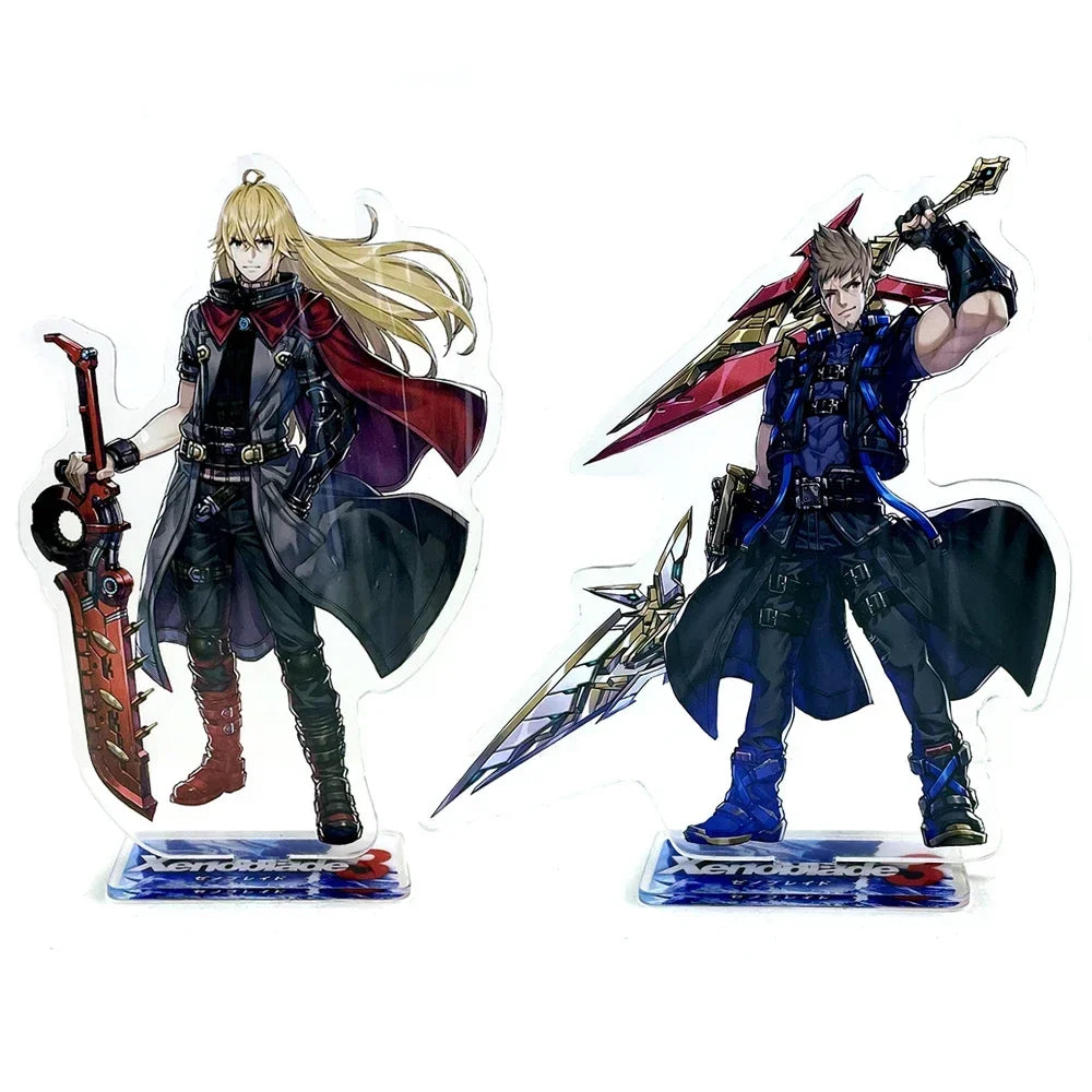 Hot sale Xenoblade Chronicles 3 Future Redeemed shulk and Rex acrylic standee figurines  anime mjvl