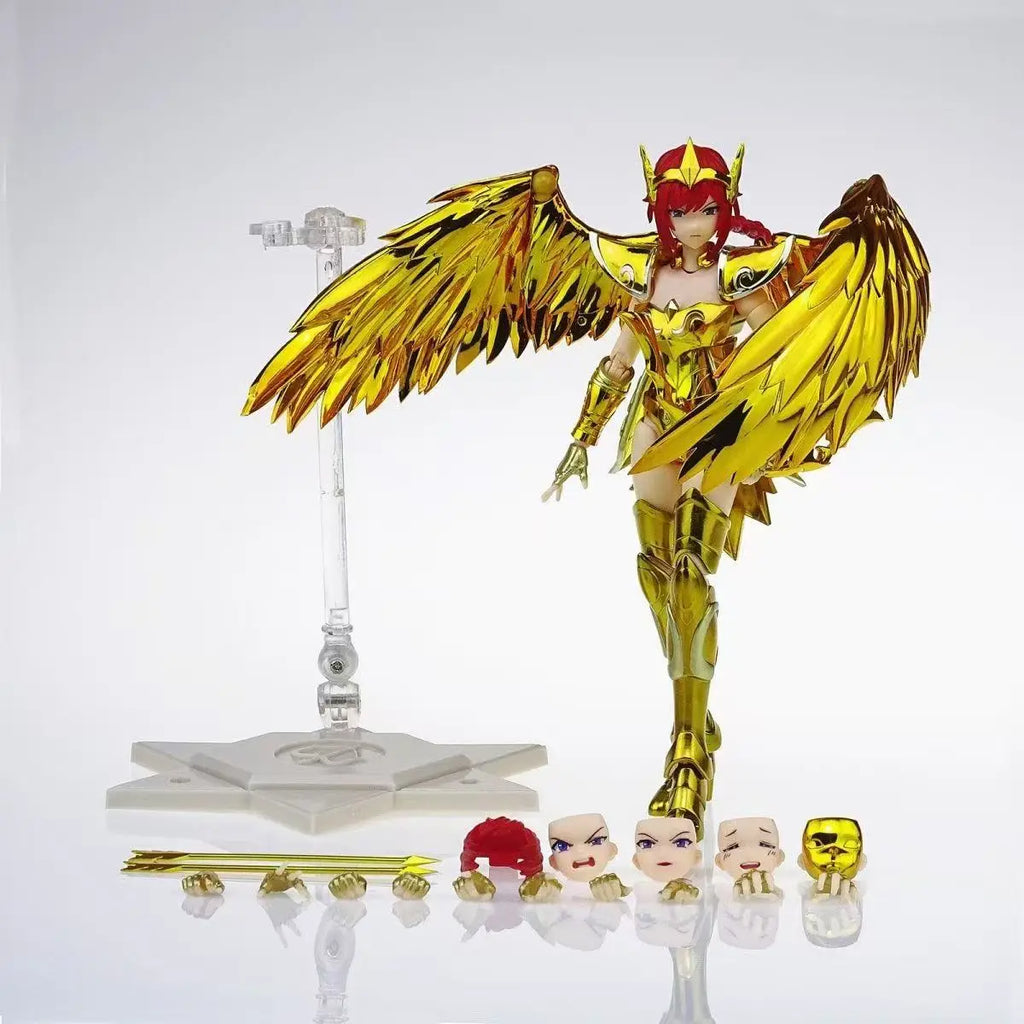 Great Toys/GT Saint Seiya Myth Cloth EX Sagittarius Yvette Holy Contract Female Zodiac Knights of Action Figure Model