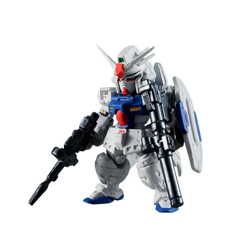 Bandai Original FW Gundam Converge Core Anime Figure AMX-002 Neue Ziel＆GP03D Gashapon Shokugan Collectible Toys Gift For Kids