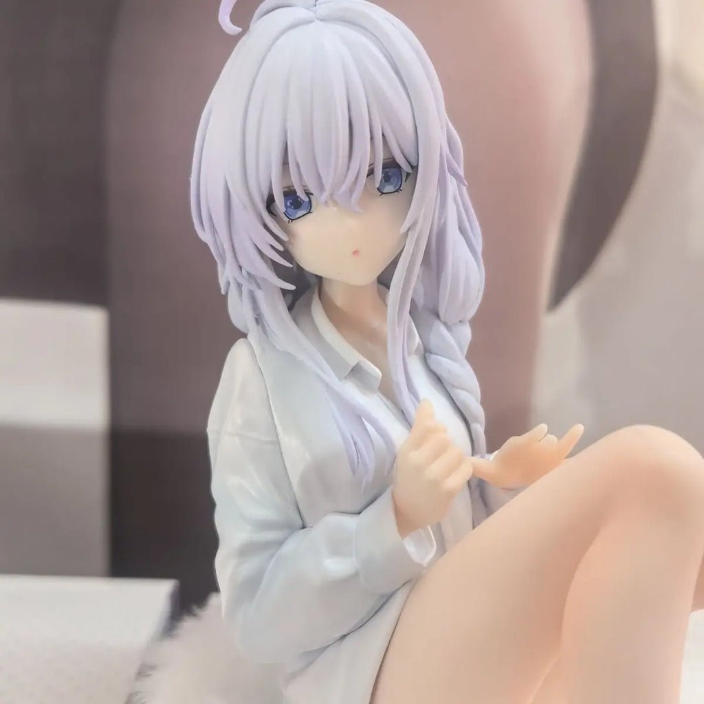 15cm Wandering Witch Figures Elaina Figure The Witch'S Journey Anime Figure Pvc Model Cute Girl Statue Collection Birthday Gifts