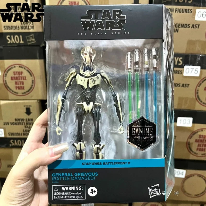Original The Black Series Star Wars Battlefront Ii General Grievous Battle Damaged 16cm Original Action Figure Model Toy Gift