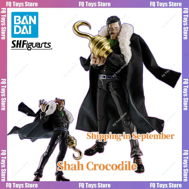 Pre-order Bandai S.H.Figuarts One Piece Shf Sand Crocodile -Mariford's Top Showdown-Anime Model Action Figure Collection Toy