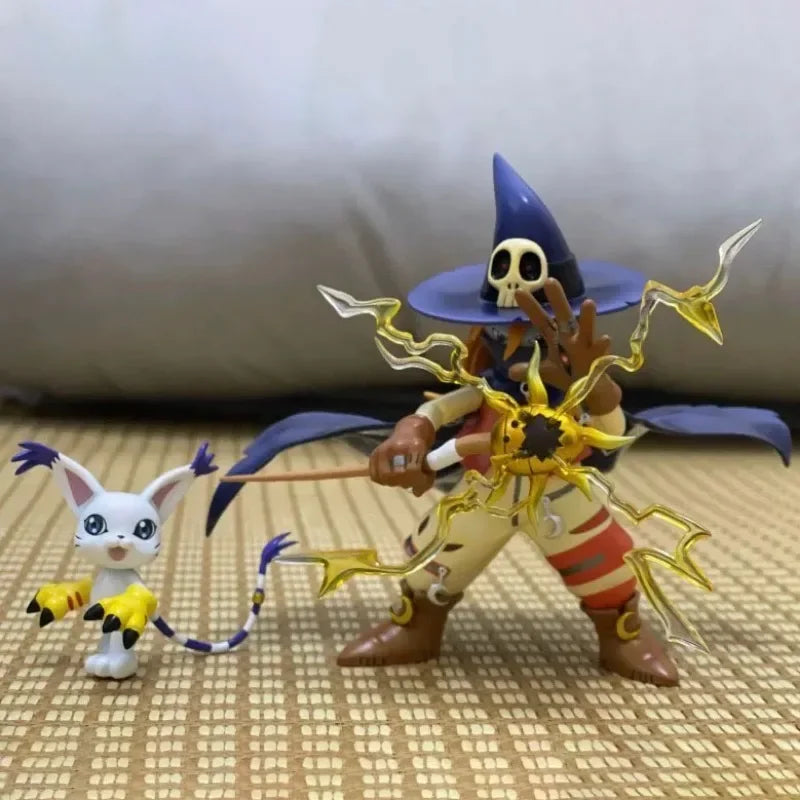 3.5-11.5cm Anime Figur Digimon Adventure Figur Wizarmon und Tailmon Figuren Modell PVC Action Figur Jungen Spielzeug