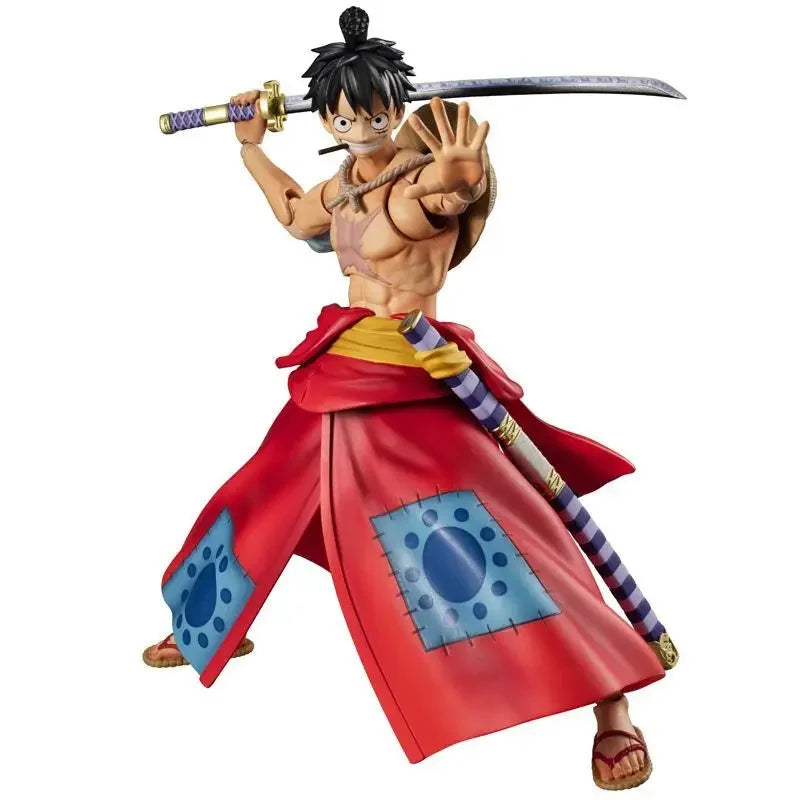 One Piece MegaHouse MH VAH Bandai Banpresto Navigation King Luffy Taro The Country of Harmony Trendy Play Statue  Movable Figure