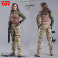 ASTOYS AS034 1/6 Scale U.S. Navy Camouflage Combat Uniform Suit Clothes Model Fit 12" Female Soldier Action Figure Body Dolls