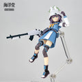 In Stock Kaiyodo Revoltech Science Wonder Yamaguchi BA Bilan Azure Blue Archive Saki Aoi Posable Figure Collectible Gift
