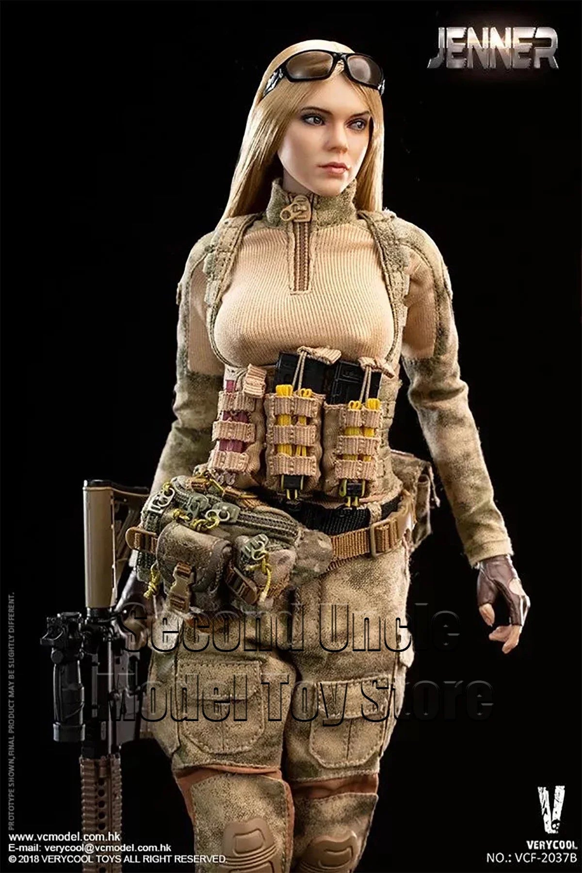 VERYCOOL VCF-2037 1/6 Ruins Camouflage Female Soldier Jenner 12'' Military Action Figure Full Set Collectible Model Toys Gifts