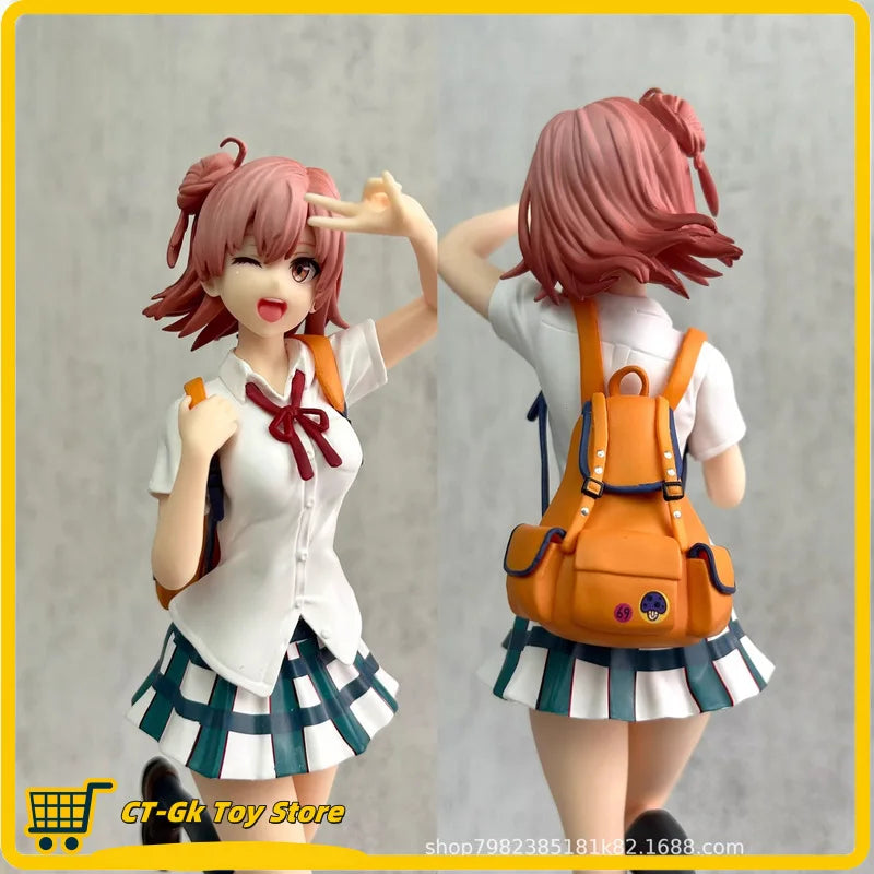 Peripheral Derivatives Yuigahama Yui Beautiful Young Girl Gw Hand-Made Animation Model Desk Cute Ornaments Tide Play Good Things