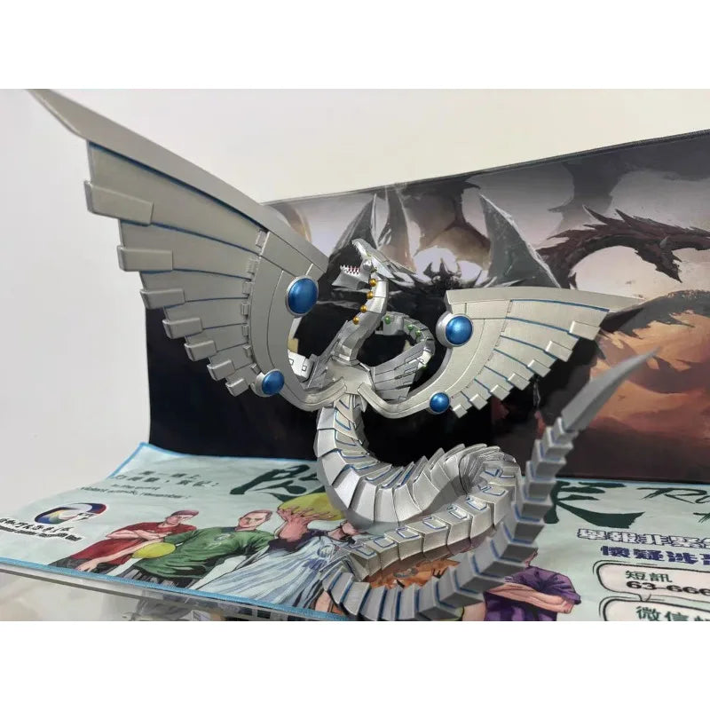 35cm Duel Monsters Figure Cyber End Dragon Handmade Customization Anime Collectible Model Desktop Ornaments Holiday Gifts Toys