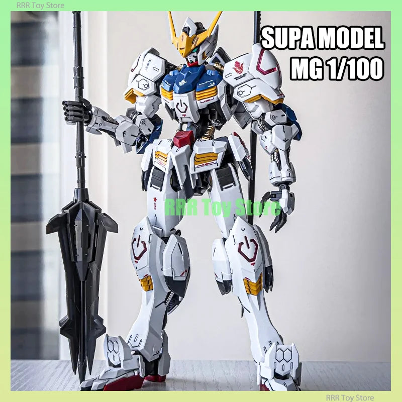 In Stock New SUPA MODEL MG 1/100 Barbatos Assembly Model Kit Plastic Model Kits Collection Action Figure Toy Kids Gifts