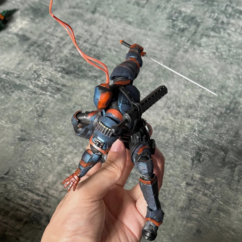 New Lpzz Toys Arkham Knight Batman 1/12 Action Figure V8 Suit Deathstroke Super Man Collection Model Home Decor Boy Statue Gift