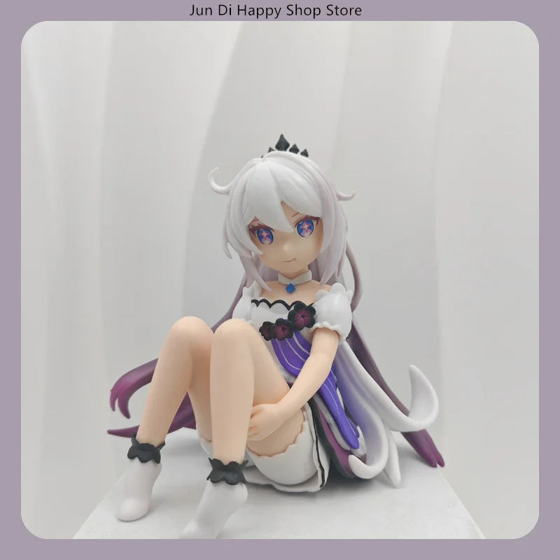Honkai Impact 3rd Kiana Kaslana Herrscher of Finality Chibi Version 10cm Sitting Pose Anime Figure Statue Desktop Decoration