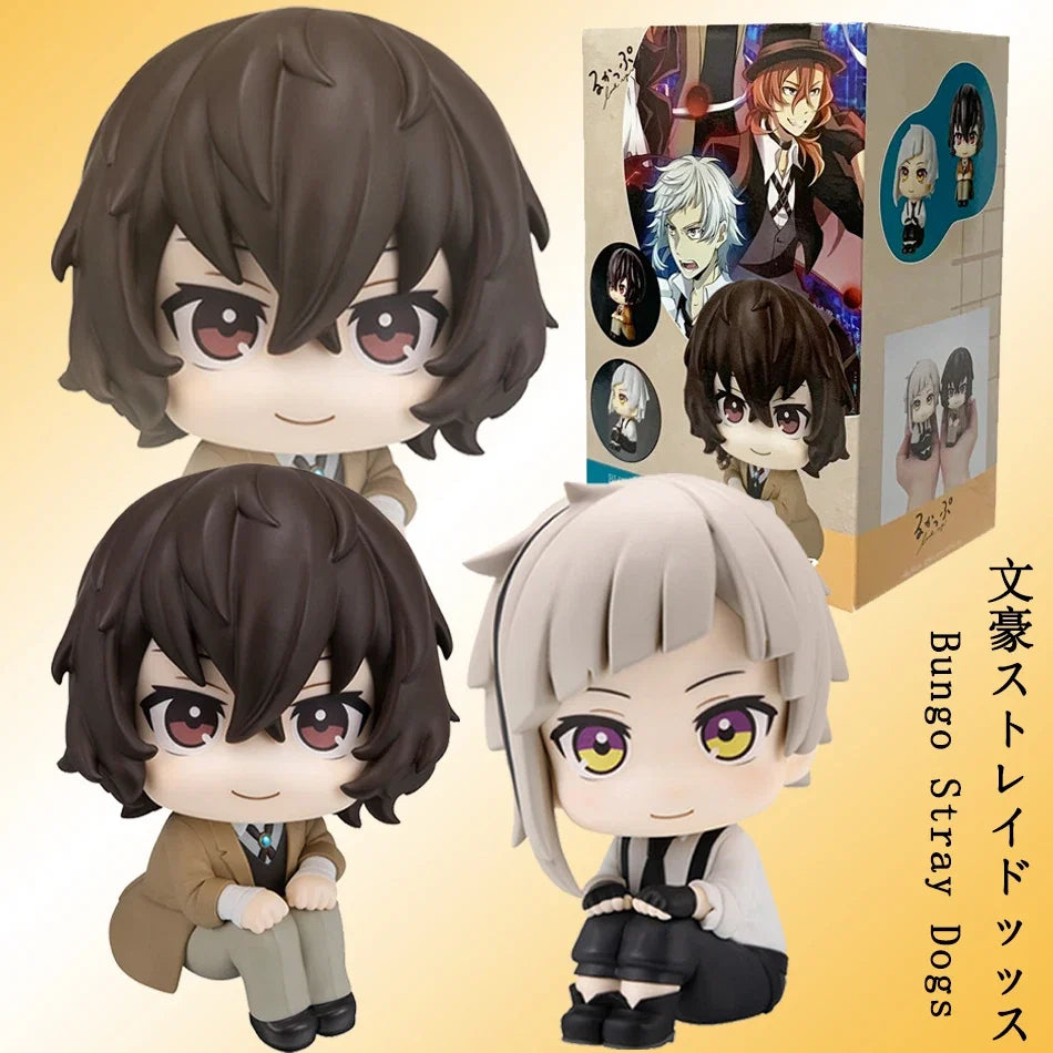 NEW megahouse look up bungou dogs vadios dazai osamu nakajima atsushi action figure toys pvc model kawaii q doll collection